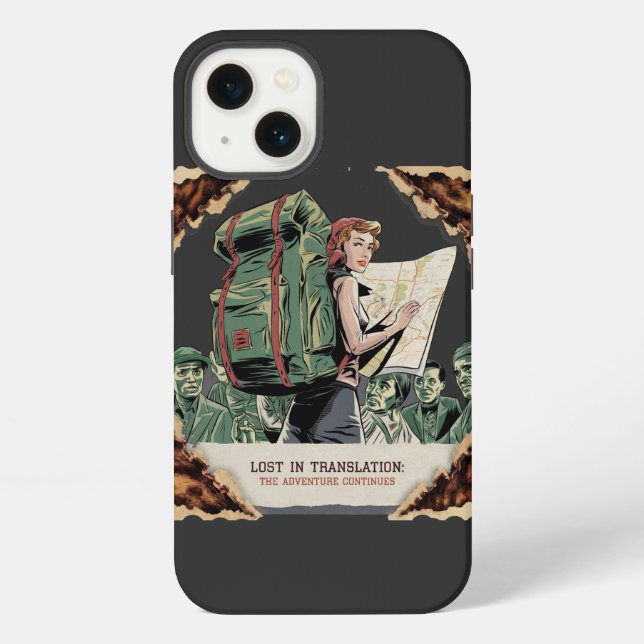 Coque iPhone Étui Iphone pour Voyage Solo Classique | Design Vi (Verso)