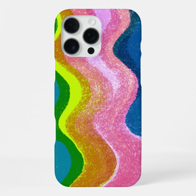 Coque iPhone Étui iPhone Pretty Waves (Verso)