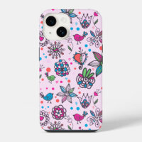 Étui iPhone Rose Floral Sweet Birdsong