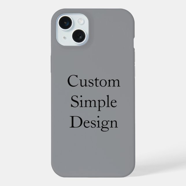 Coque iPhone Étui iPhone simple personnalisé promotionnel  (Verso)