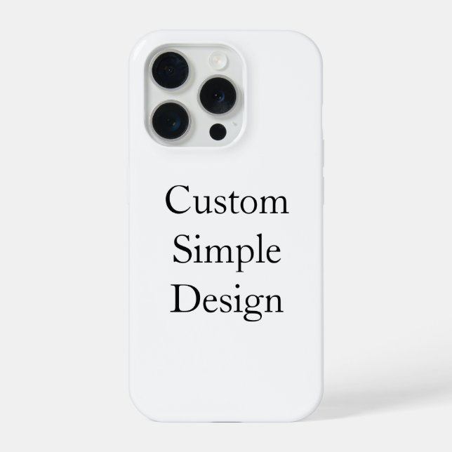 Coque iPhone Étui iPhone simple personnalisé promotionnel  (Verso)
