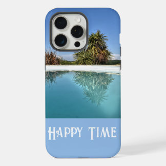 Coque iPhone 15 Pro Max Étui iPhone Teintes Bleues 