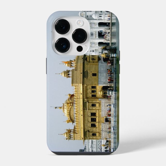 Coque iPhone Étui iPhone Temple d'Or - Conception de photo d'Am (Verso)
