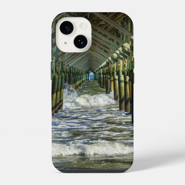 Coque iPhone Étui iPhone Under Folly Beach Pier (Verso)