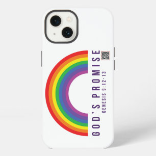 Etui iPhone 13 Étui iPhone Vérité de l'arc-en-ciel Promesse de Di