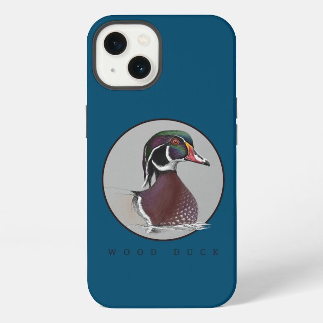 Coque iPhone Étui iPhone Wood Duck (Verso)