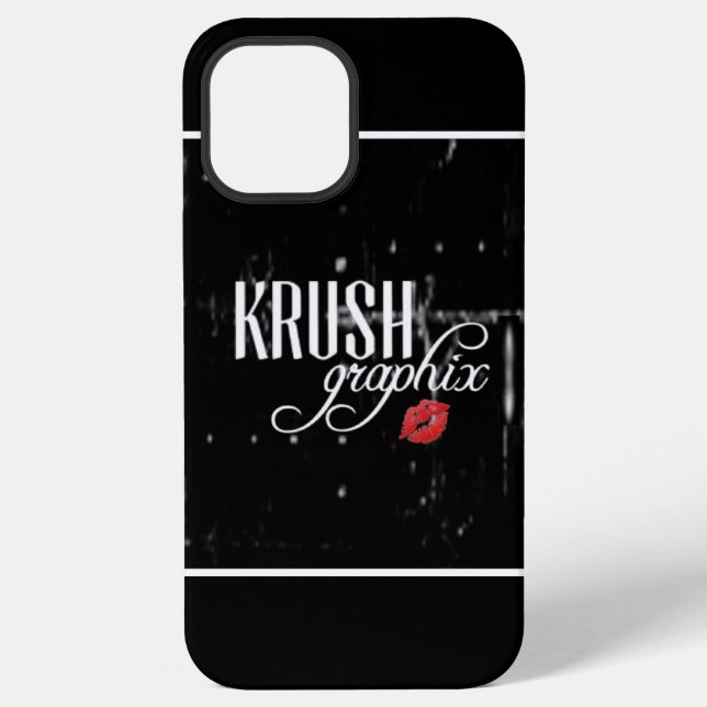 Coque iPhone Étui Krush Graphix pour iPhone 12 Pro Max 1 (Verso)