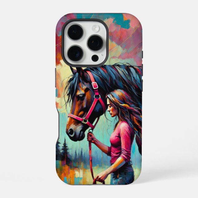 Coque iPhone Étui Lady iPhone 16 Pro (Verso)