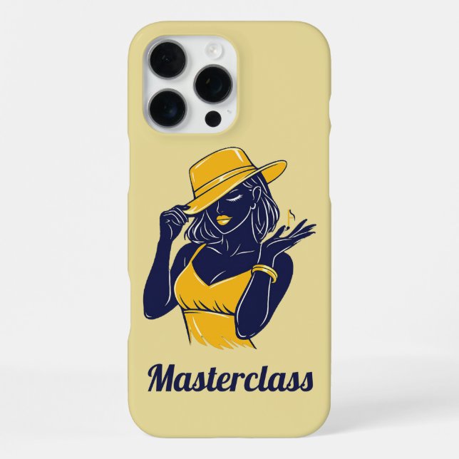 Coque iPhone Étui Masterclass Fashion pour iPhone 16 Pro Max (Verso)