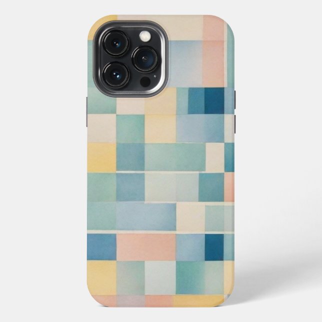 Coque iPhone Étui mince pour iPhone 13 Pro Max, impression aqua (Verso)