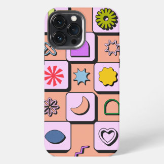 Etui iPhone 13 Pro Max Étui personnalisé à motif de couleur rétro Case-Ma