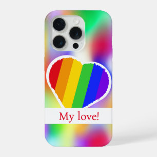 Coque iPhone 15 Pro Étui personnalisé en forme de cœur avec image