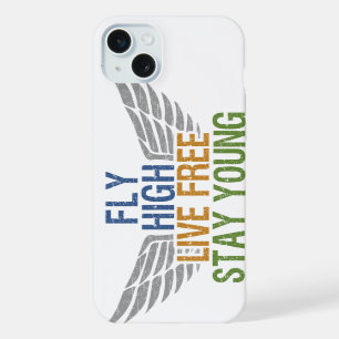 Coque iPhone 15 Plus Étui personnalisé FLY HIGH pour iPhone 5 case-mate