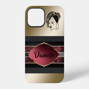 Coque iPhone 12 Étui personnalisé pour iPhone 12 Reine Africaine