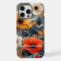 Étui personnalisé pour iPhone 15 Promax avec fleur