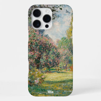 Coque iPhone 16 Pro Max Étui personnalisé pour iPhone avec l'art de Monet