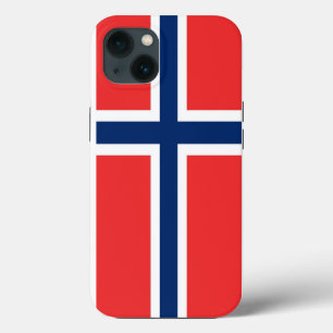 Etui iPhone 13 Étui pomme patriotique Case-Mate, drapeau de Norvè
