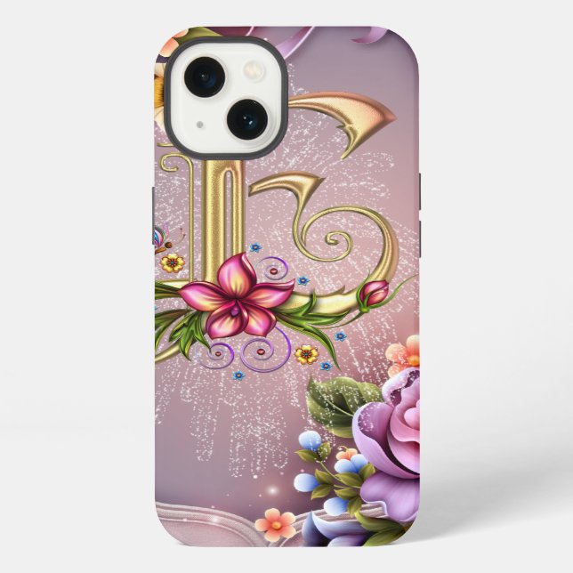 Coque iPhone Étui pour iPad Air Monogram E (Verso)