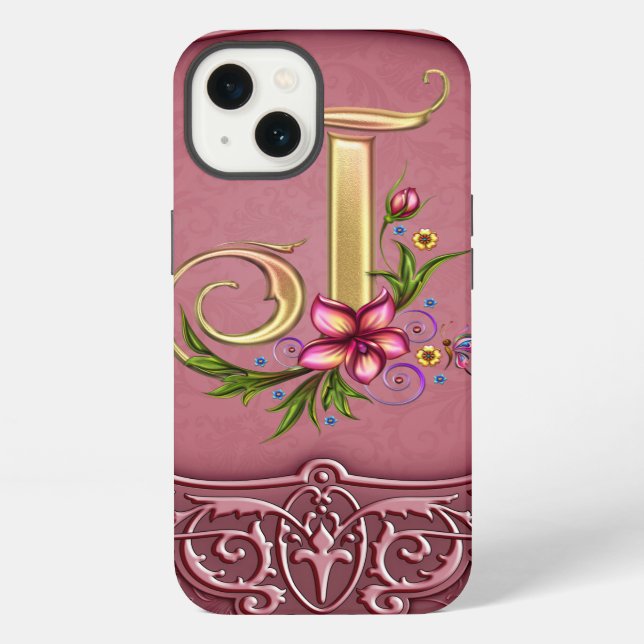 Coque iPhone Étui pour iPad Air Monogram J (Verso)