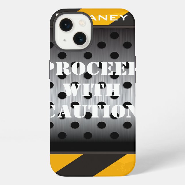 Coque iPhone Étui pour iPad Air | Zone de construction | Jaune, (Verso)