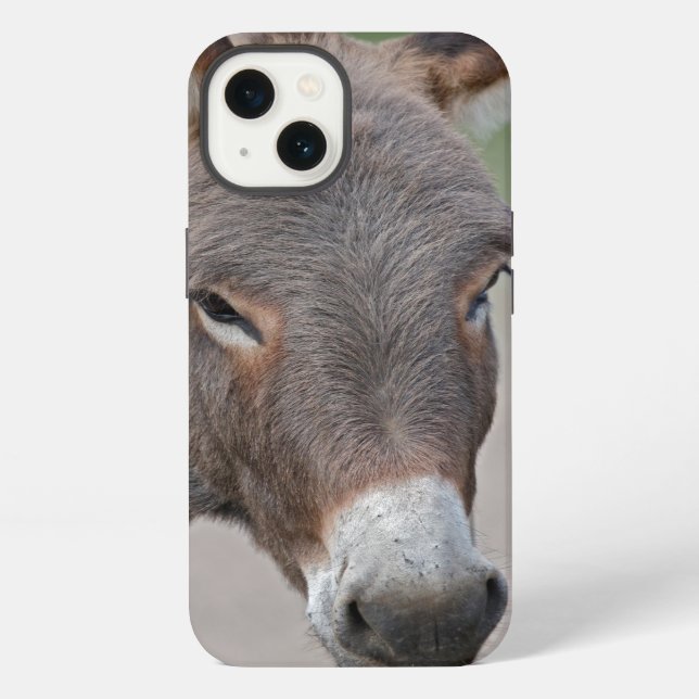 Coque iPhone Étui pour iPad avec portrait d'âne (Verso)