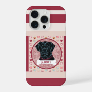 Coque iPhone 15 Pro Étui pour iPhone 11 Pro avec Labrador Retriever po