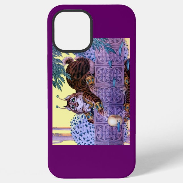 Coque iPhone Étui pour iPhone 12 Alien Kitty (Verso)