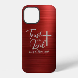 Coque iPhone 12 Étui pour iPhone 12 avec verset biblique KJV 'Conf