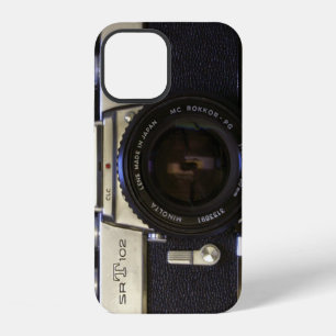 Coque iPhone 12 Étui pour iPhone 12 de style Minolta vintage