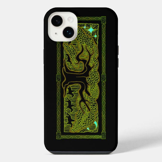 Coque iPhone Étui pour iPhone 12 Magie celtique (Verso)