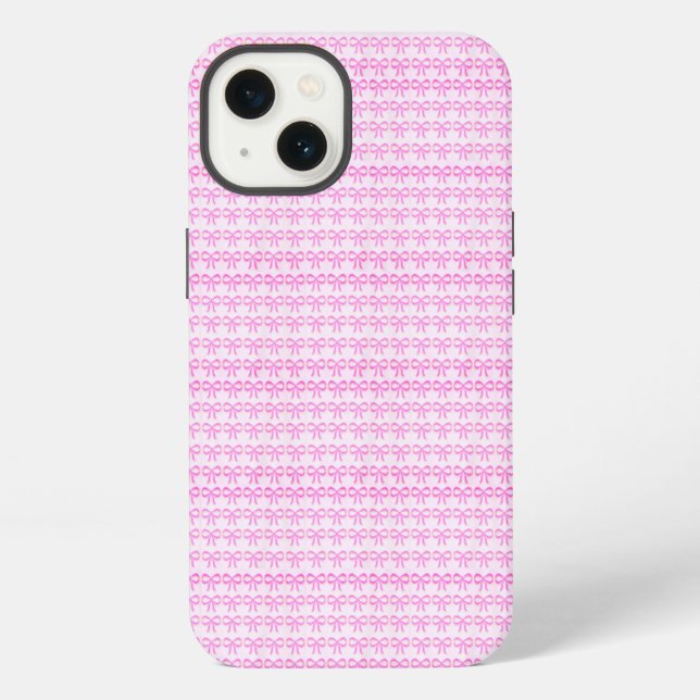 Coque iPhone Étui pour iPhone 13 à rubans roses (Verso)