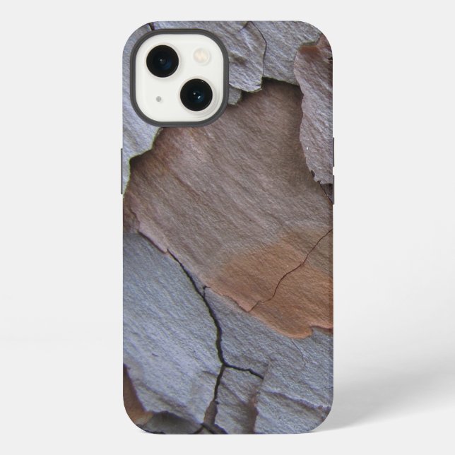Coque iPhone Étui pour iPhone 13 en écorce de pin (Verso)