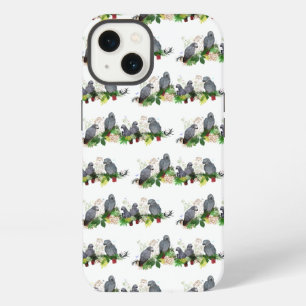 Etui iPhone 13 Étui pour iPhone 13 pour la fête du perroquet gris