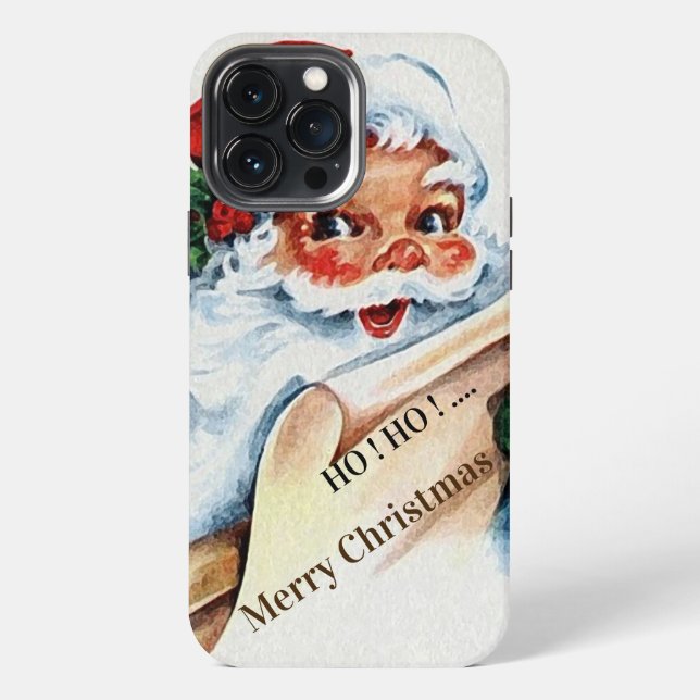 Coque iPhone Étui pour iPhone 13 Pro Max avec illustration vint (Verso)