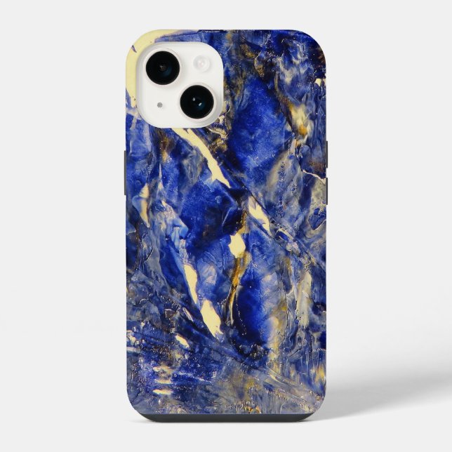 Coque iPhone Étui pour iPhone 14 avec Art Moderne (Verso)