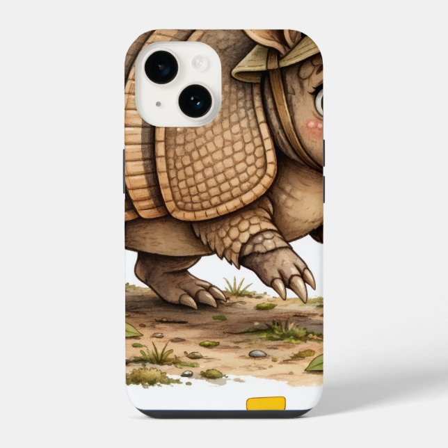 Coque iPhone Étui pour iPhone 14 Lil' Bayou Explorers Tatou (Verso)