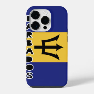 Coque Pour iPhone 14 Plus Étui pour iPhone 14 Pro avec drapeau de la Barbade