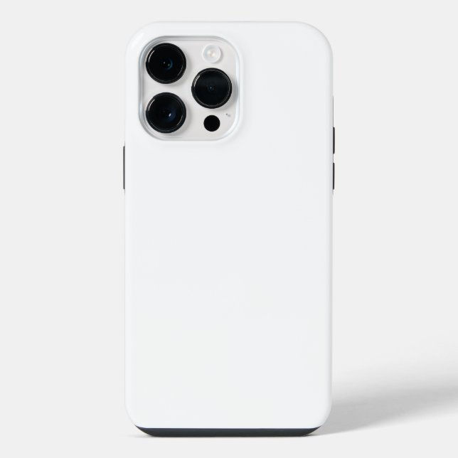 Coque iPhone Étui pour iPhone 14 Pro Max blanc (Verso)