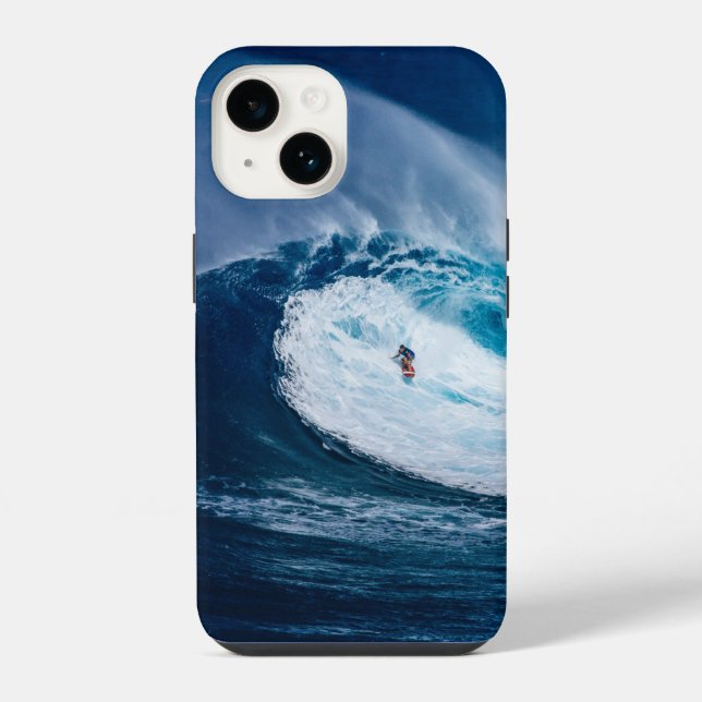 Coque iPhone Étui pour iPhone 14 - Surfeur  (Verso)