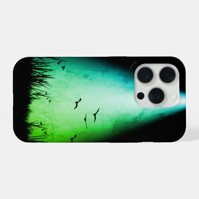 Coque iPhone étui pour iPhone 15 à fond serein (Verso Horizontal)