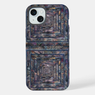 Coque iPhone 15 Plus Étui pour iPhone 15 Plus à motif infini abstrait
