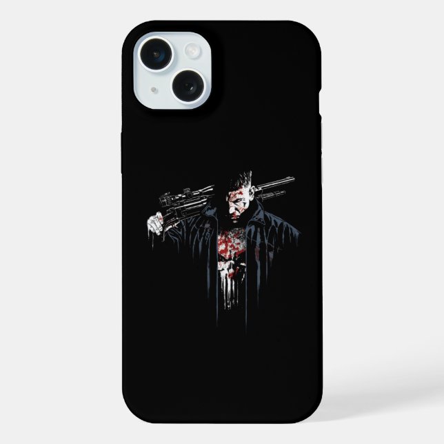 Coque iPhone Étui pour iPhone 15 Plus avec un homme frappant et (Verso)