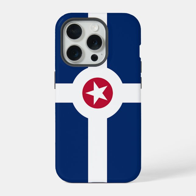 Coque iPhone Étui pour iPhone 15 Pro Case-Mate, drapeau d'India (Verso)