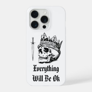 Coque iPhone 15 Pro Étui pour iPhone 15 Pro Everything Will Be OK