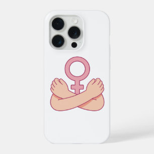 Coque iPhone 15 Pro Étui pour iPhone 15 Pro Féministe Amour de Soi Fém