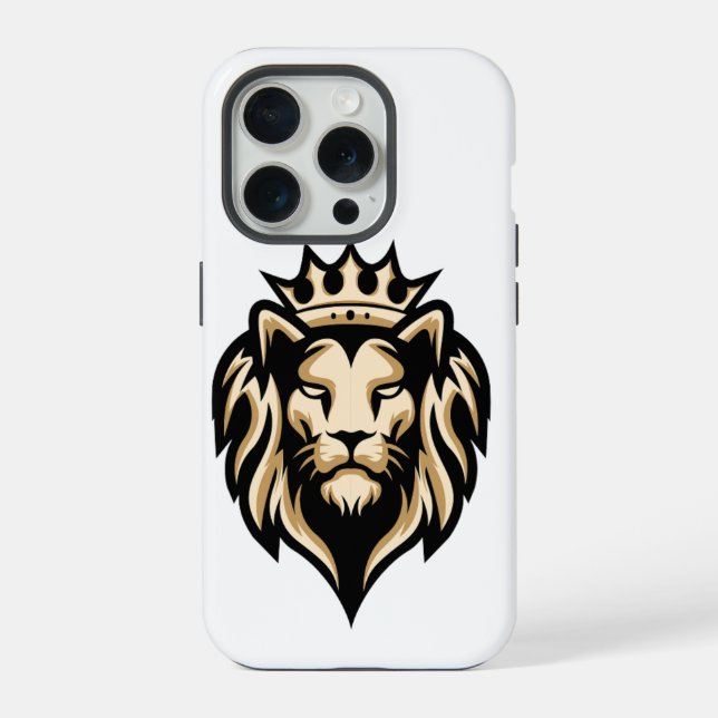 Coque iPhone Étui pour iPhone 15 Pro Max Lion King (Verso)