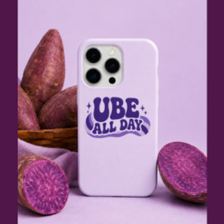 Coque iPhone 15 Pro Étui pour iPhone 15 Ube toute la journée