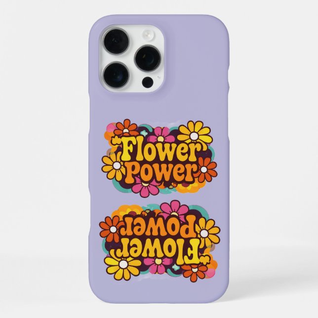 Coque iPhone Étui pour iPhone 16 Pro | Électronique | Floral Ré (Verso)