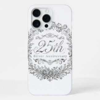 Coque iPhone 16 Pro Max Étui pour iPhone 16 Pro Max 25 ans Argent
