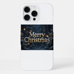 Coque iPhone 16 Pro Max Étui pour iPhone 16 Pro Max Joyeux Noël enneigé